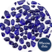 9123-P8 - Glasscrete Pearls - Dark Royal Blue - Craft Pack